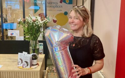 #Actualité : Un an déjà pour Les Verres Complices — Bravo Julie !